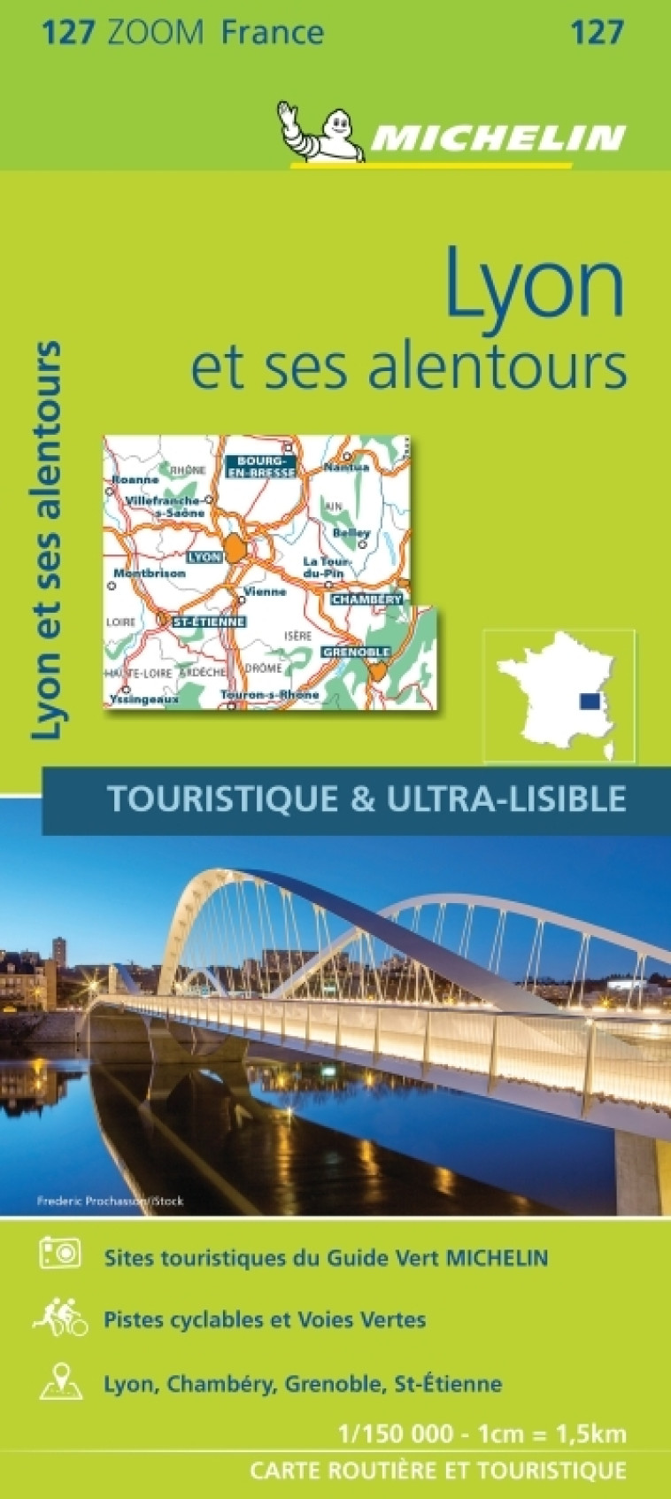 CARTE ZOOM 127 LYON ET SES ALENTOURS - XXX - MICHELIN