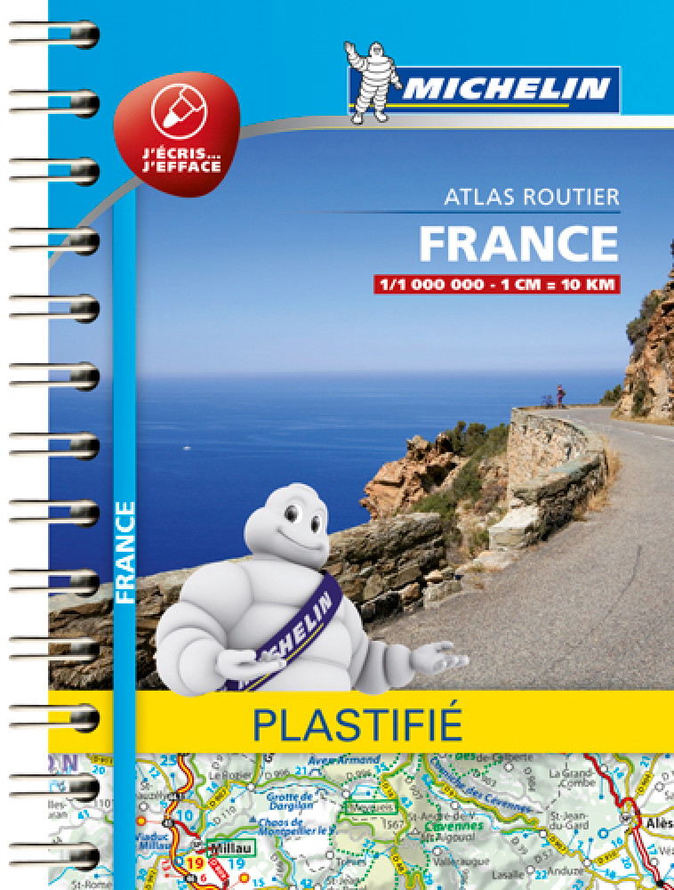 MINI ATLAS FRANCE - PLASTIFIE - XXX - MICHELIN