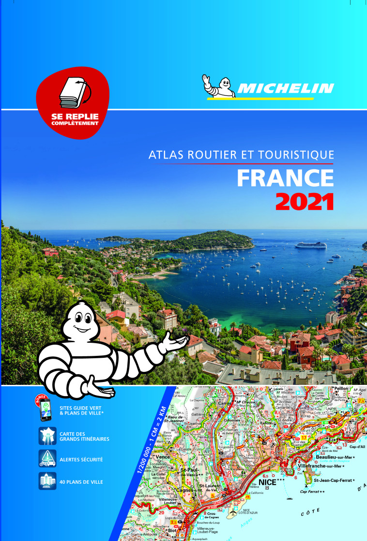 ATLAS ROUTIER FRANCE 2021 - TOUS LES SERVIC ES UTILES (A4-MULTIFLEX) - XXX - MICHELIN