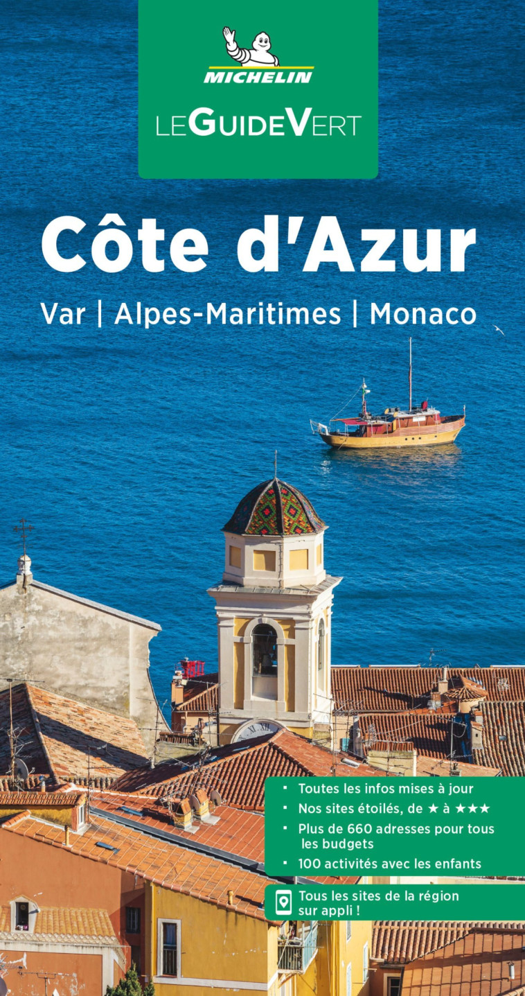 GUIDE VERT COTE D'AZUR, MONACO 2022 - XXX - MICHELIN