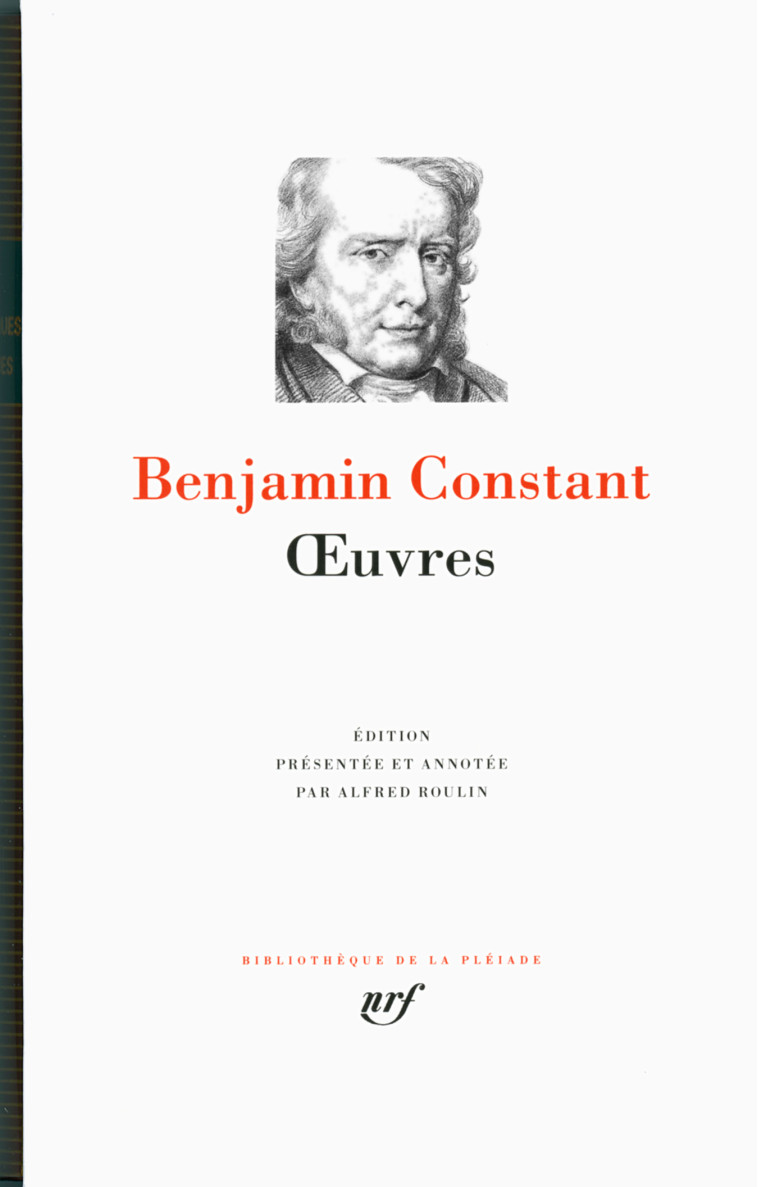 OEUVRES - CONSTANT BENJAMIN - GALLIMARD