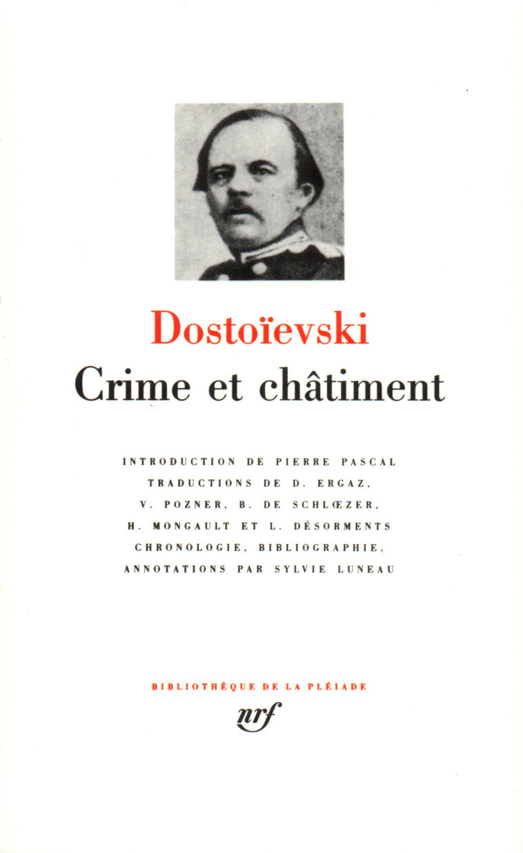 CRIME ET CHATIMENT - DOSTOIEVSKI FEDOR - GALLIMARD