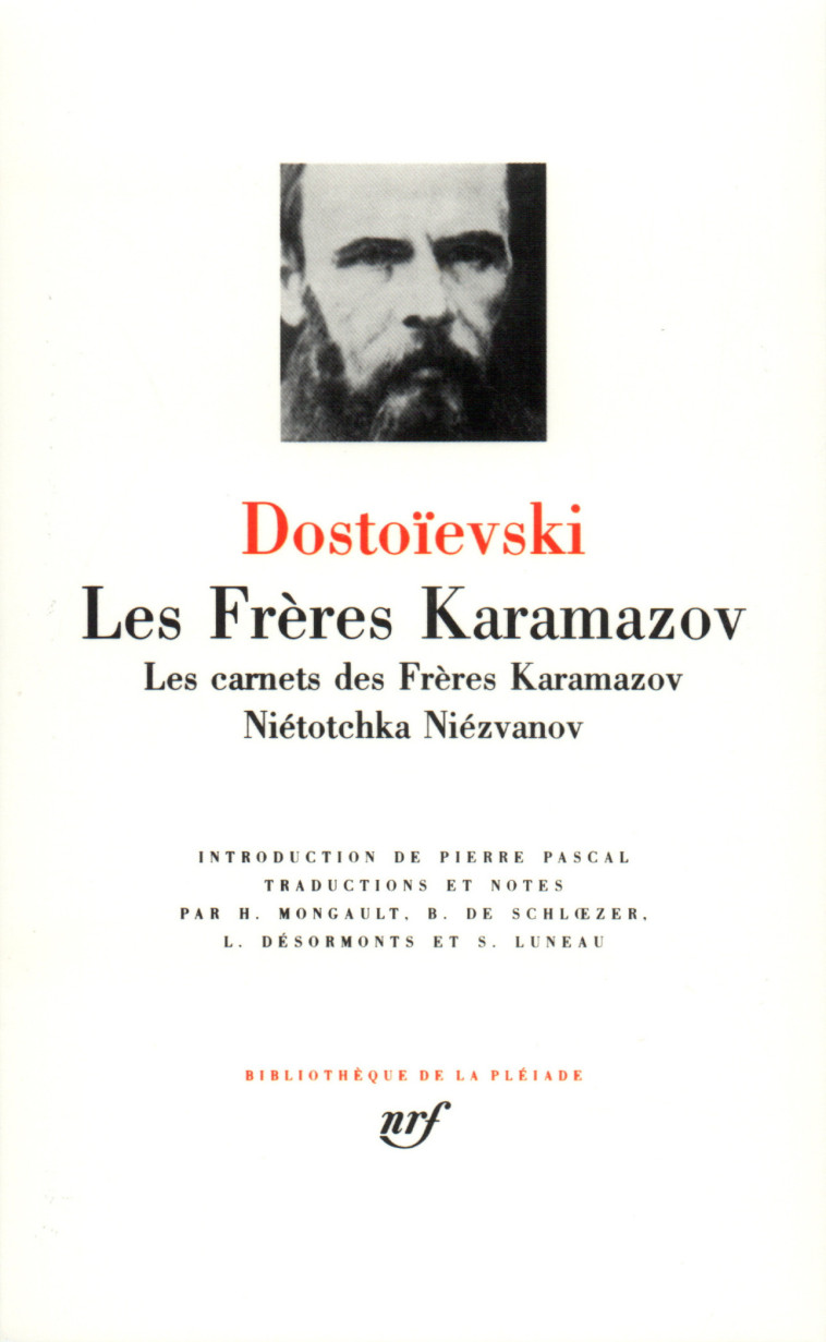 LES FRERES KARAMAZOV - DOSTOIEVSKI FEDOR - GALLIMARD