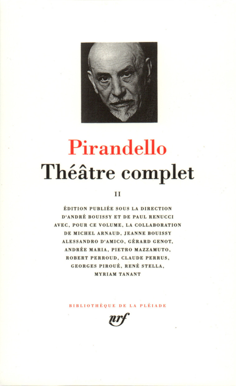 THEATRE COMPLET T2 - PIRANDELLO LUIGI - GALLIMARD