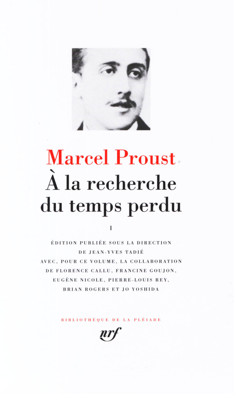 A LA RECHERCHE DU TEMPS PERDU T1 - PROUST MARCEL - GALLIMARD