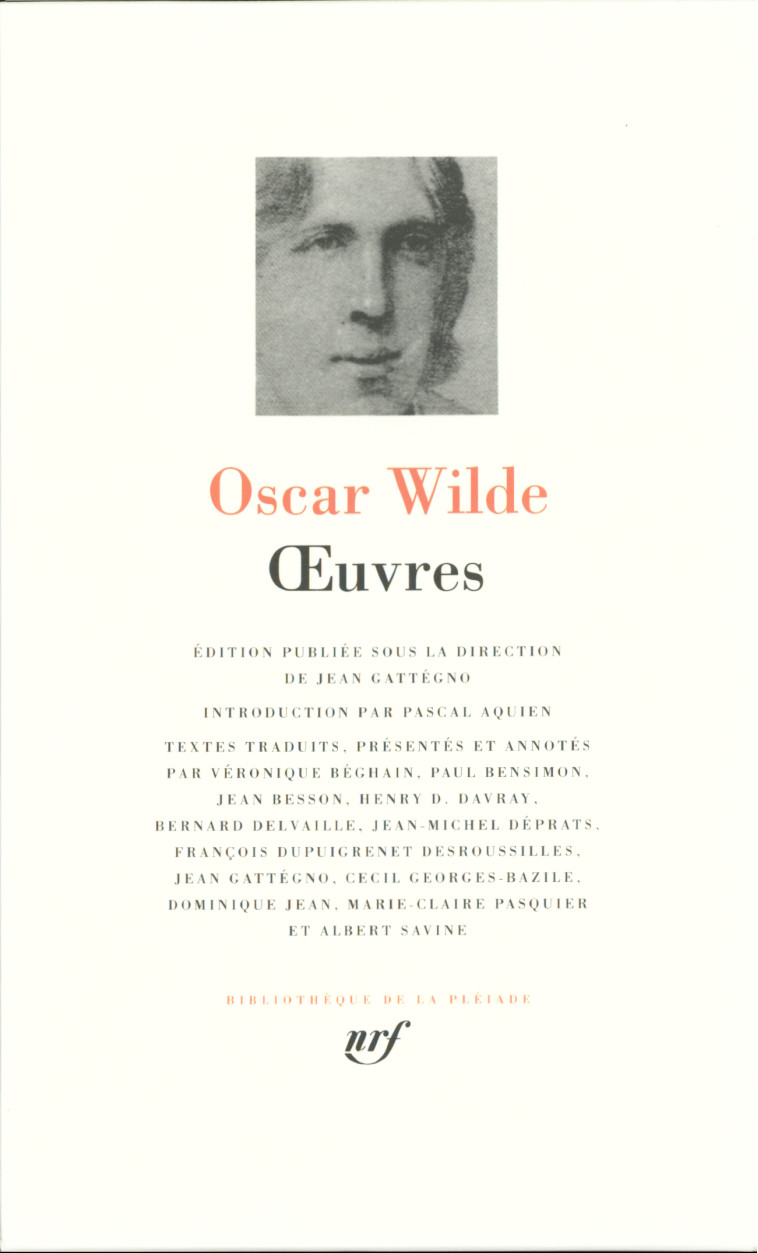 OEUVRES - WILDE OSCAR - GALLIMARD