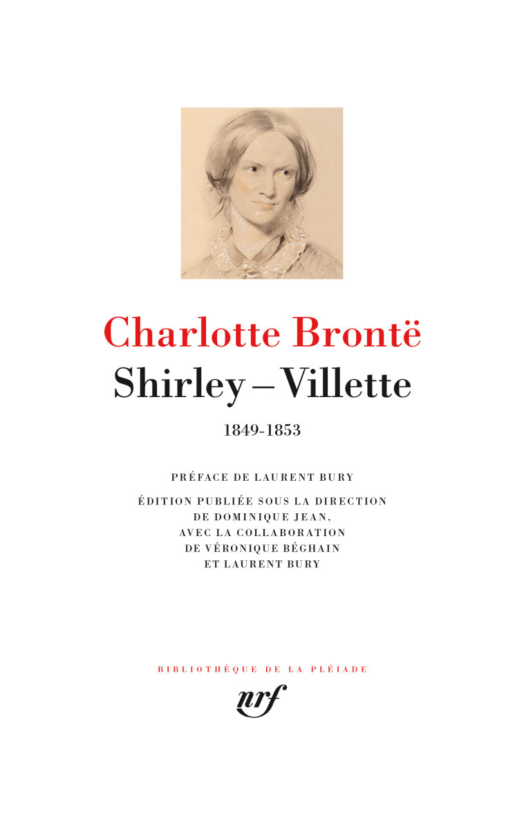 SHIRLEY - VILLETTE (1849-1853) - BRONTE CHARLOTTE - GALLIMARD