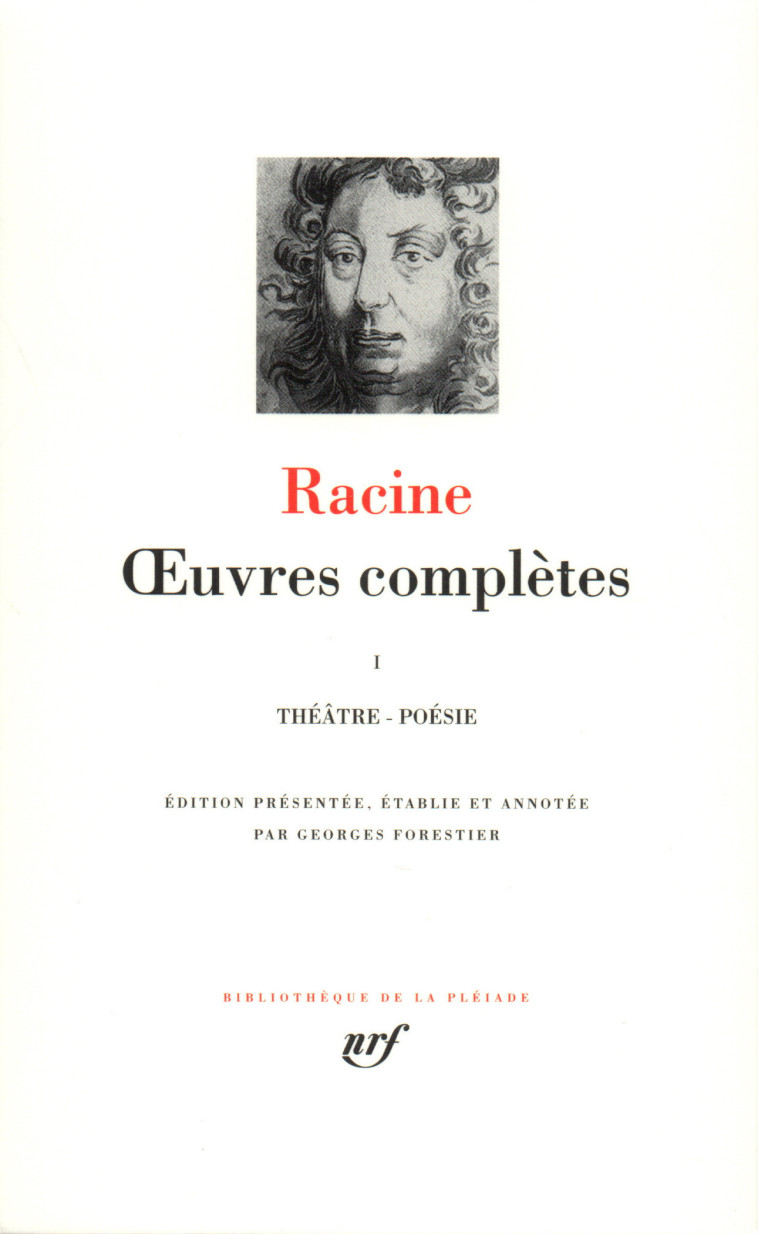 OEUVRES COMPLETES (NOUV ED) T1 - RACINE JEAN - GALLIMARD