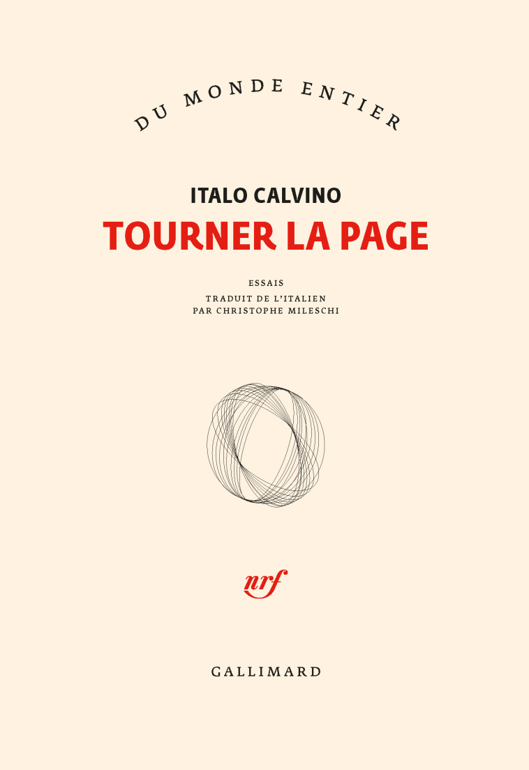 TOURNER LA PAGE - CALVINO ITALO - GALLIMARD