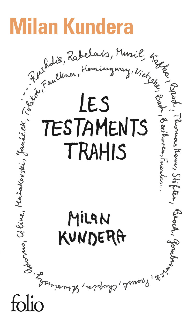 LES TESTAMENTS TRAHIS - KUNDERA MILAN - FOLIO