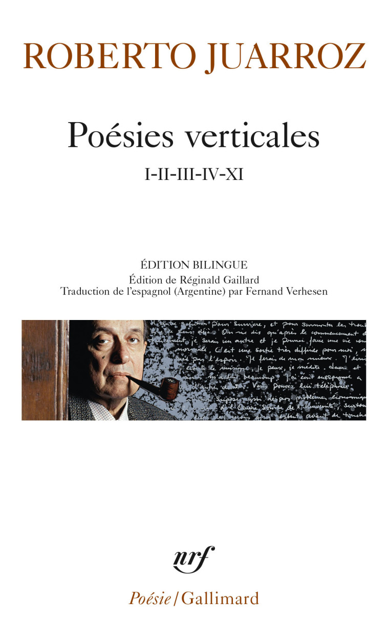 POESIE VERTICALE - I-II-III-IV-XI - JUARROZ/GAILLARD - GALLIMARD