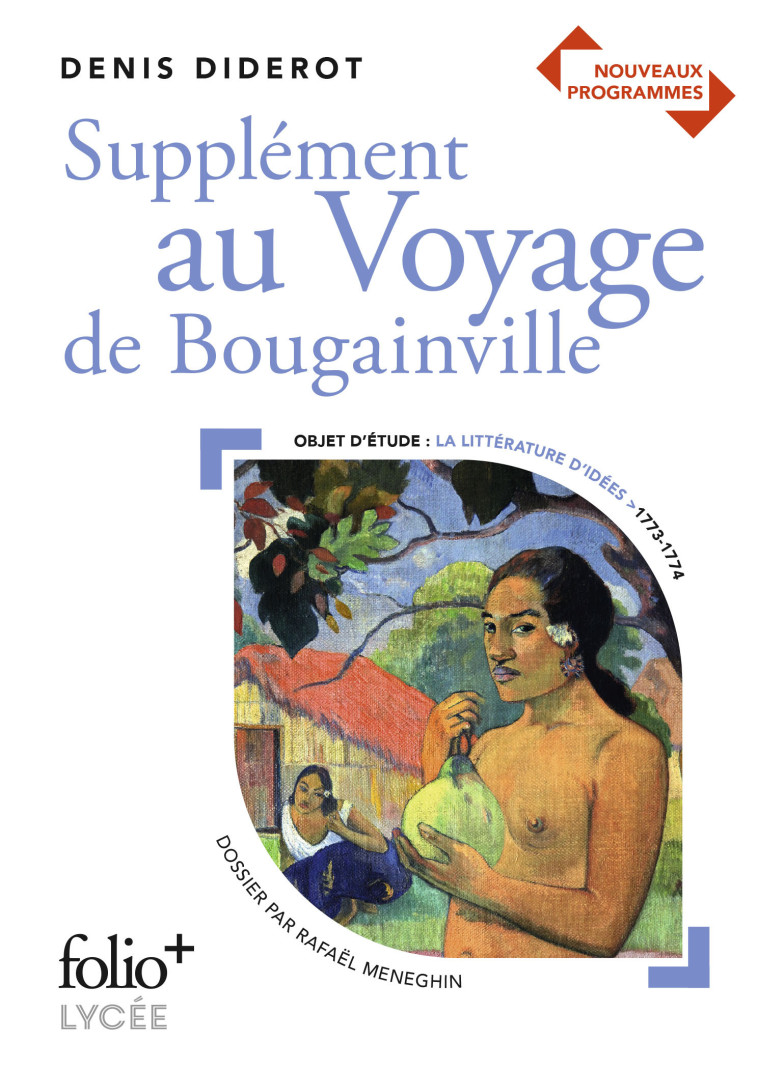 SUPPLEMENT AU VOYAGE DE BOUGAINVILLE - DIDEROT DENIS - FOLIO