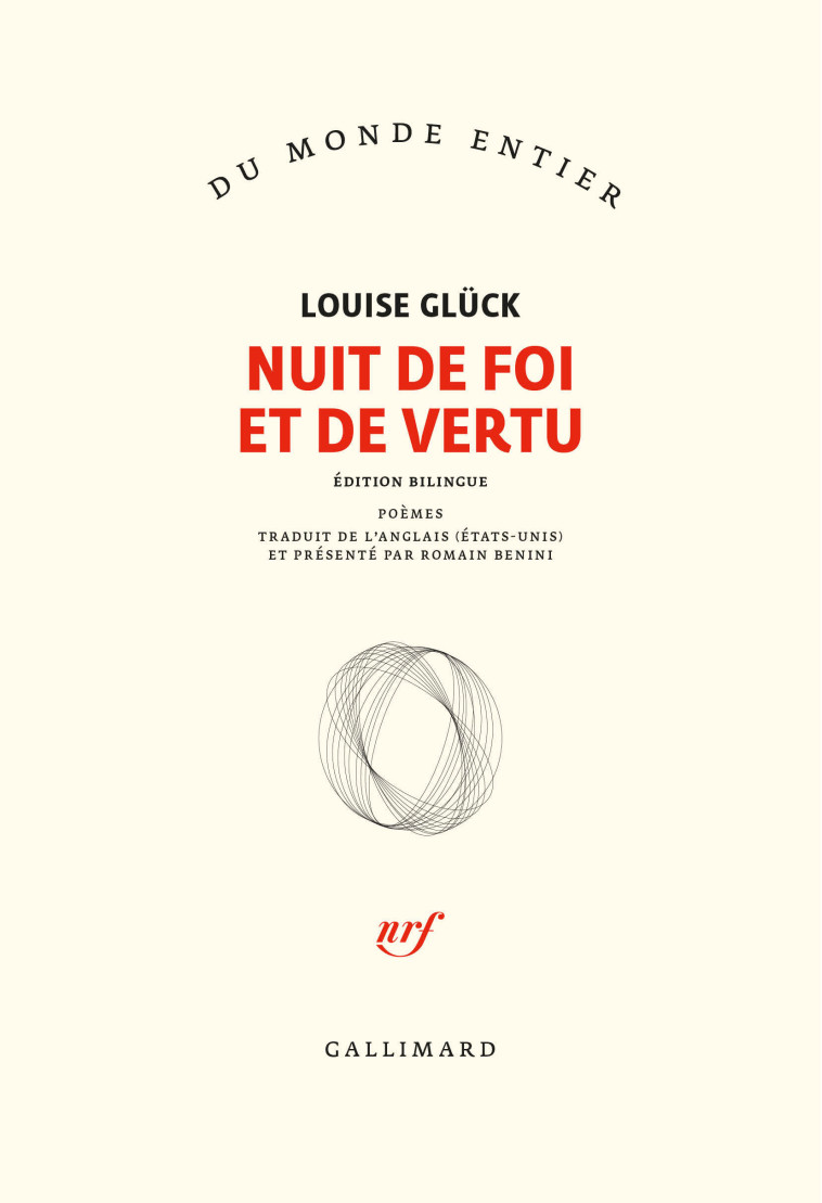 NUIT DE FOI ET DE VERTU - GLUCK LOUISE - GALLIMARD