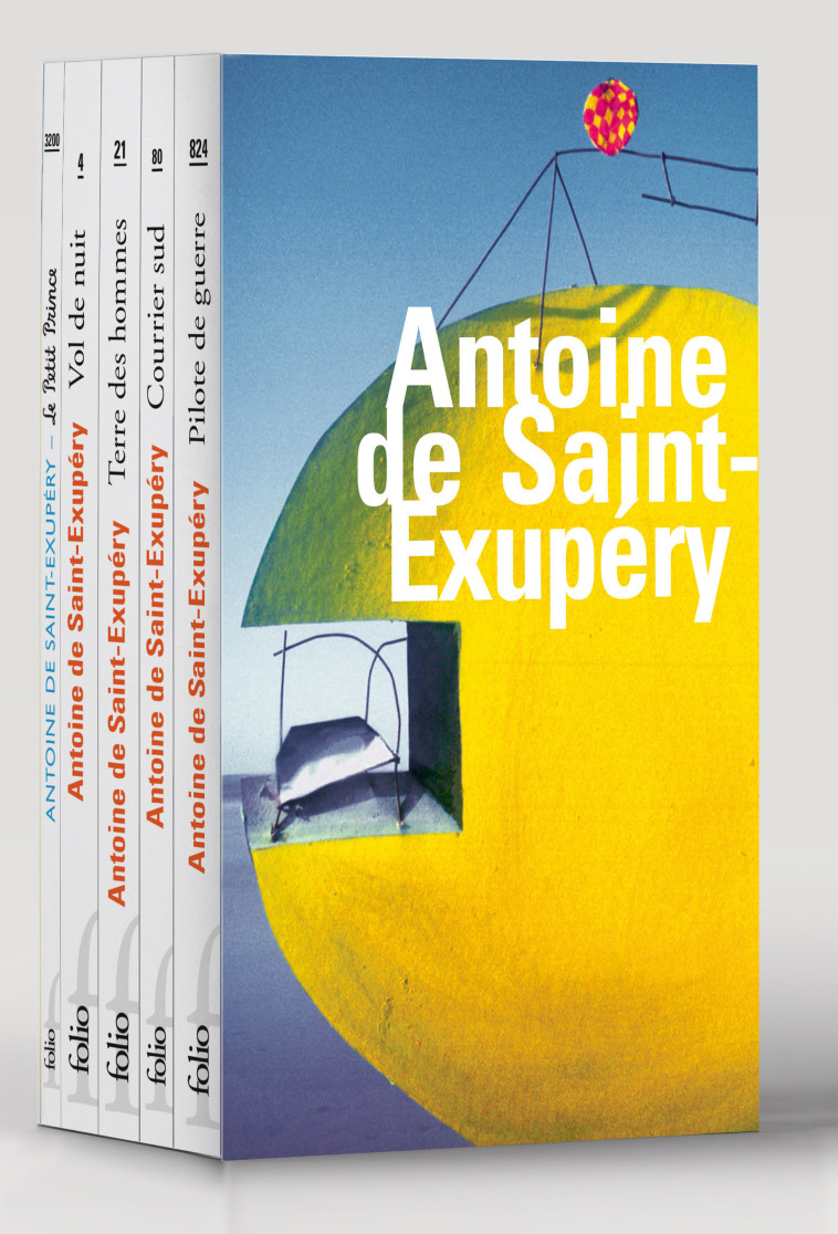 OEUVRES - COFFRET 5 VOLUMES - SAINT-EXUPERY A D. - FOLIO