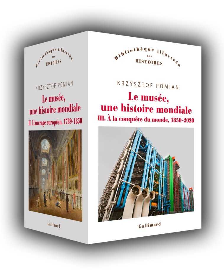 COFFRET LE MUSEE, UNE HISTOIRE MONDIALE 3V - KRZYSZTOF POMIAN - GALLIMARD