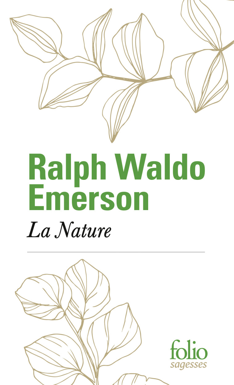 LA NATURE - EMERSON RALPH WALDO - FOLIO