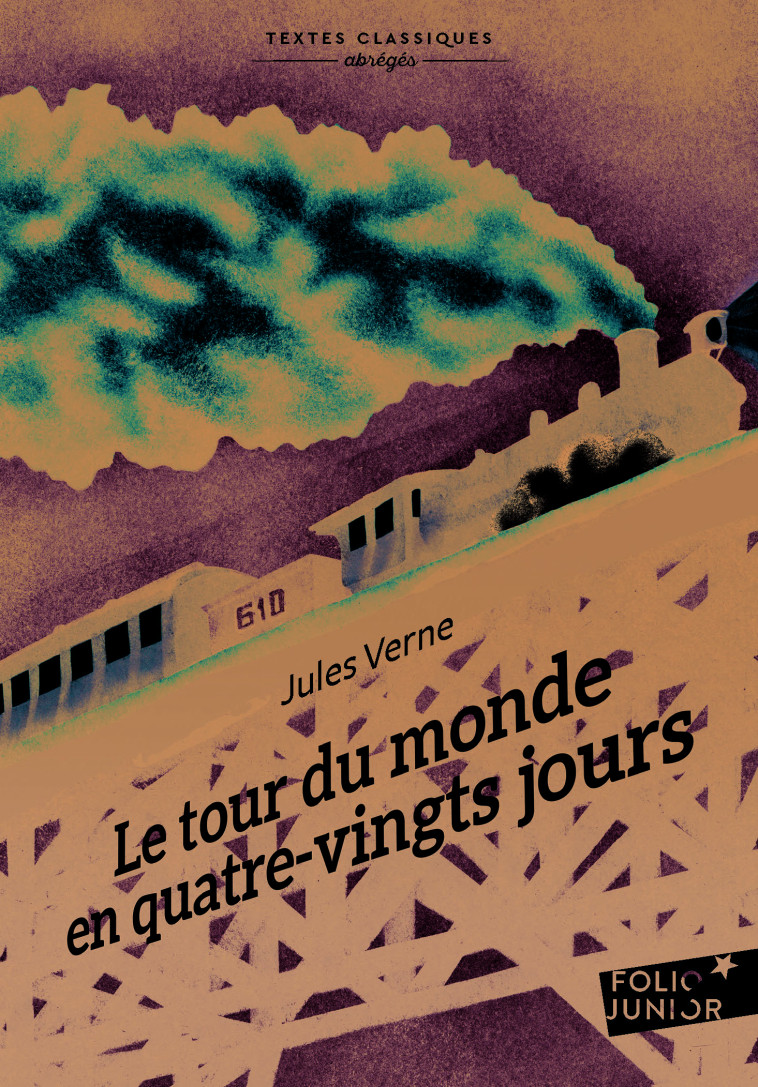 LE TOUR DU MONDE EN QUATRE VINGTS JOURS TEXTES CLASSIQUES ABRGES - VERNE/NEUVILLE - GALLIMARD JEUNE