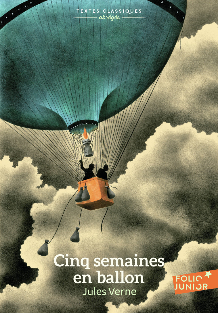 CINQ SEMAINES EN BALLON TEXTE ABREGE - VERNE/RIOU - GALLIMARD JEUNE