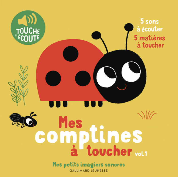 MES COMPTINES A TOUCHER 1 - BILLET MARION - GALLIMARD JEUNE