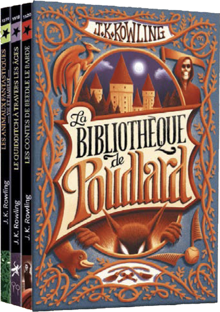 LA BIBLIOTHEQUE DE POUDLARD - ROWLING J.K. - GALLIMARD JEUNE