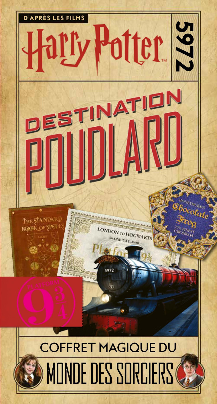 HARRY POTTER - DESTINATION POUDLARD - COFFR ET MAGIQUE DU MONDE DES SORCIERS - COLLECTIF - GALLIMARD JEUNE