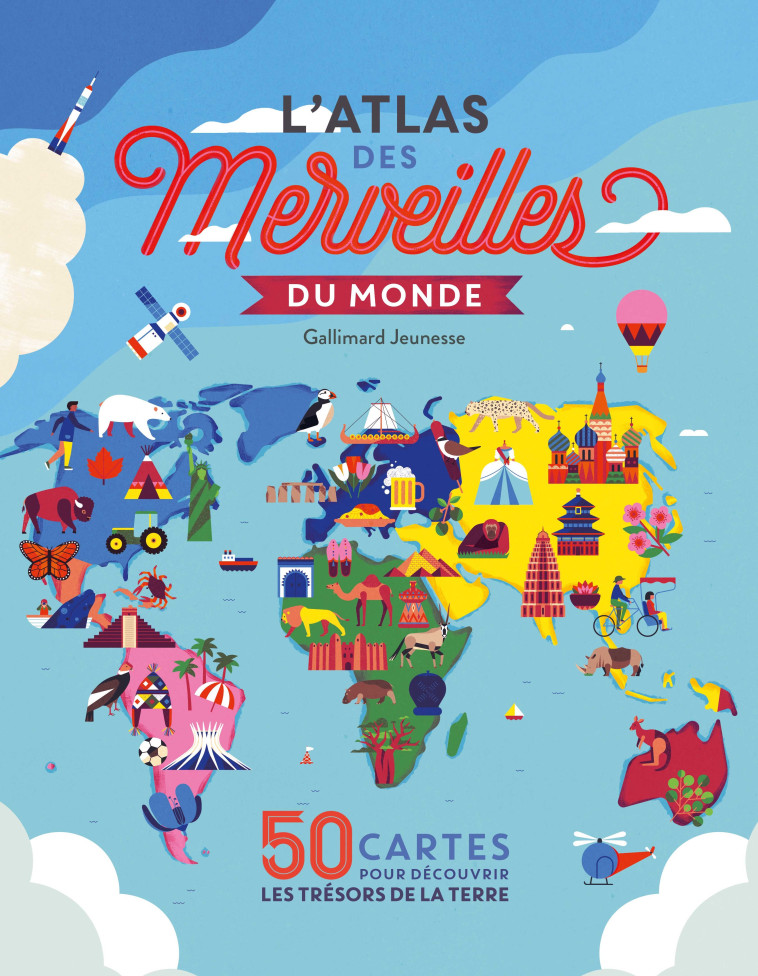 L'ATLAS DES MERVEILLES DU MONDE - HANDICOTT/RYAN - GALLIMARD JEUNE