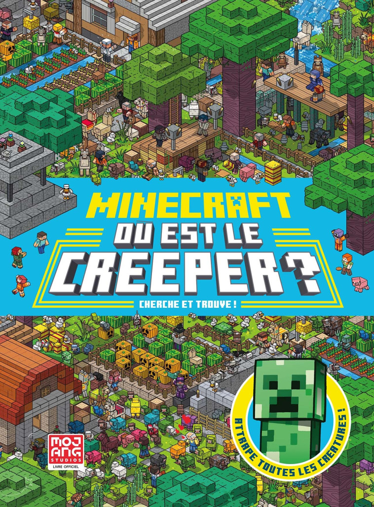 MINECRAFT : OU EST LE CREEPER ? - CHERCHE E T TROUVE ! - MCBRIEN/MILTON - GALLIMARD JEUNE