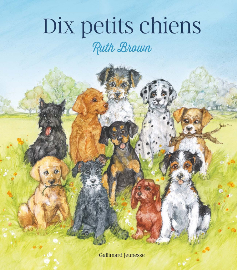 DIX PETITS CHIENS - RUTH BROWN - GALLIMARD JEUNE