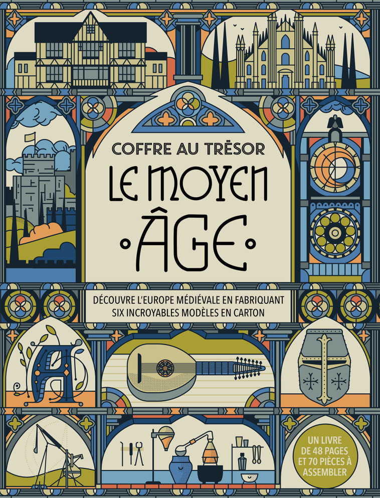 COFFRE AU TRESOR LE MOYEN AGE - DICKMANN NANCY - GALLIMARD JEUNE