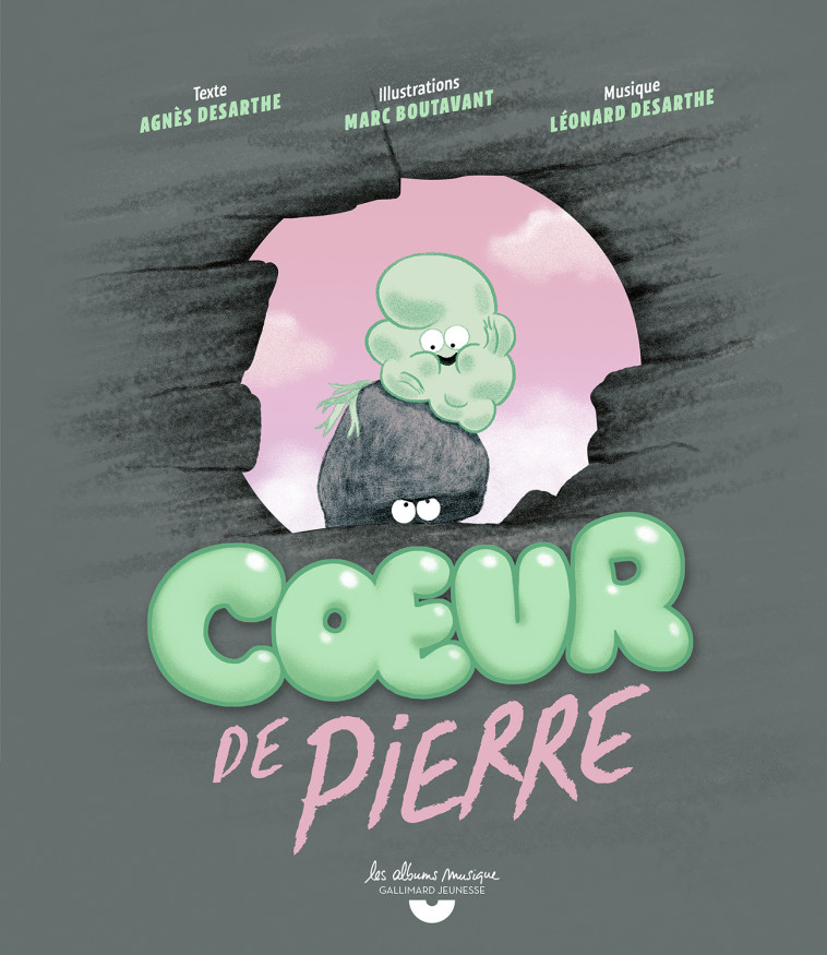 COEUR DE PIERRE + CD - AGNES DESARTHE - GALLIMARD JEUNE