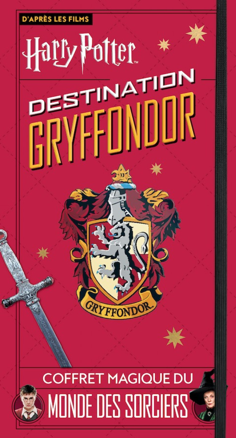 HARRY POTTER - DESTINATION GRYFFONDOR, COFFRET MAGIQUE DU MONDE DES SORCIERS - COLLECTIFS JEUNESSE - GALLIMARD JEUNE