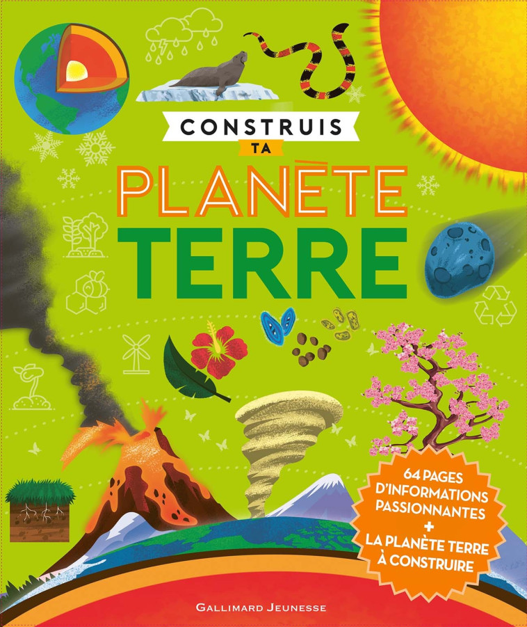 CONSTRUIS TA PLANETE TERRE - DE LA BEDOYE - GALLIMARD JEUNE