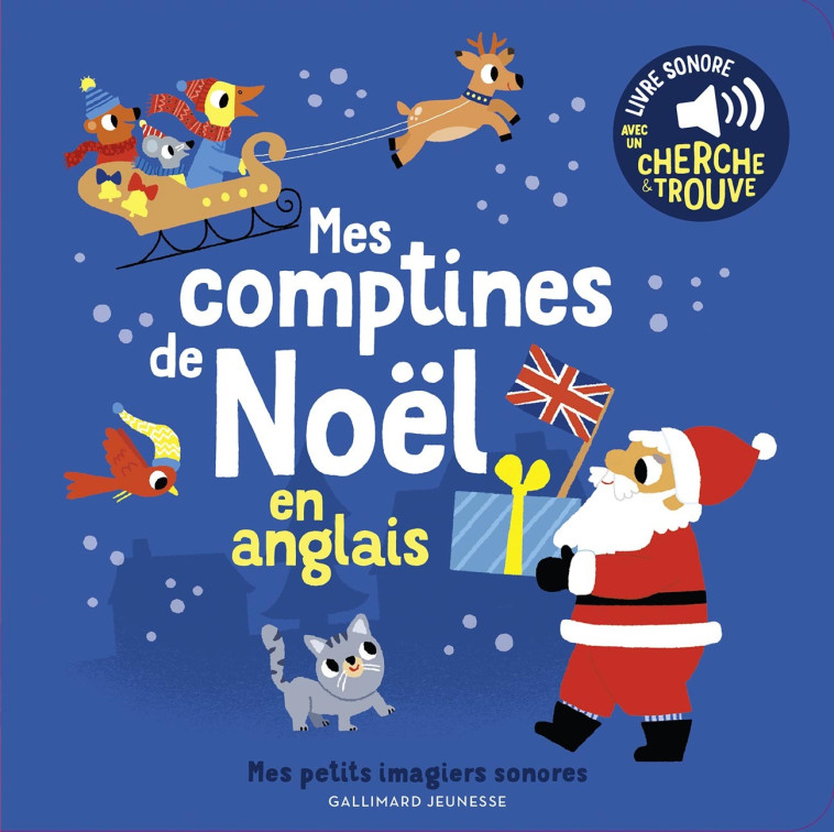 MES COMPTINES DE NOEL EN ANGLAIS - MARION BILLET - GALLIMARD JEUNE