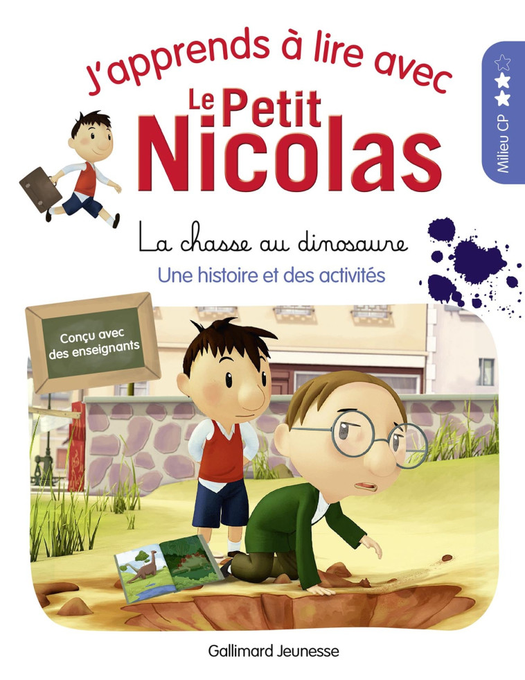 LA CHASSE AU DINOSAURE CP NIVEAU 2 - MARJORIE DEMARIA - GALLIMARD JEUNE