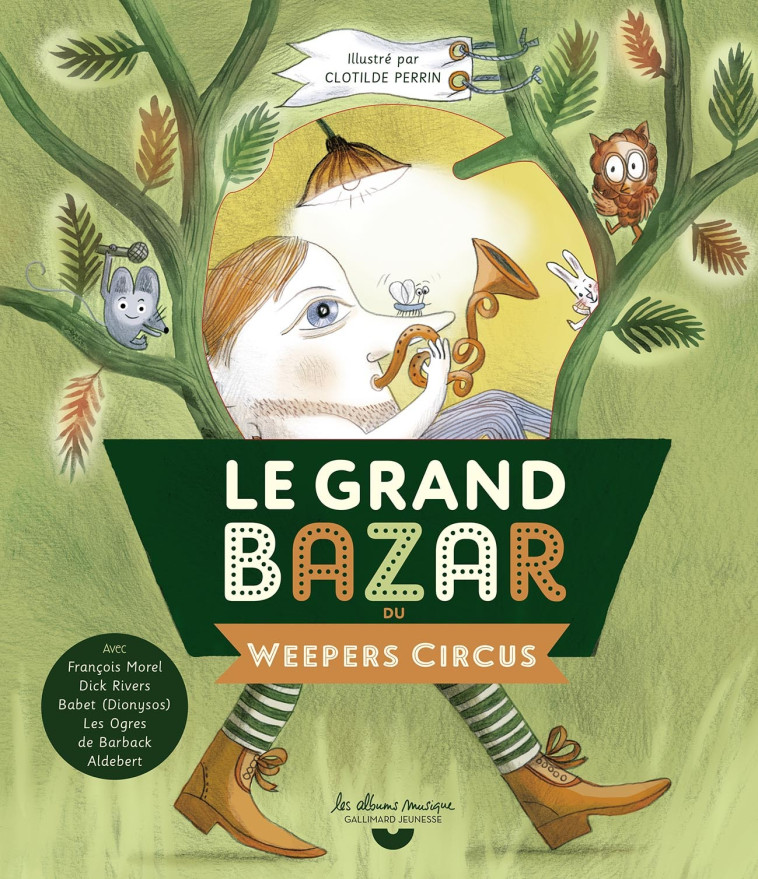 LE GRAND BAZAR DU WEEPERS CIRCUS LIVRE-CD - COLLECTIFS JEUNESSE - GALLIMARD JEUNE