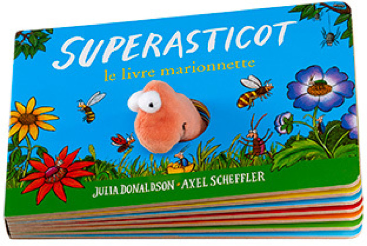 SUPERASTICOT - LE LIVRE MARIONNETTE - DONALDSON / SCHEFFLER - GALLIMARD JEUNE