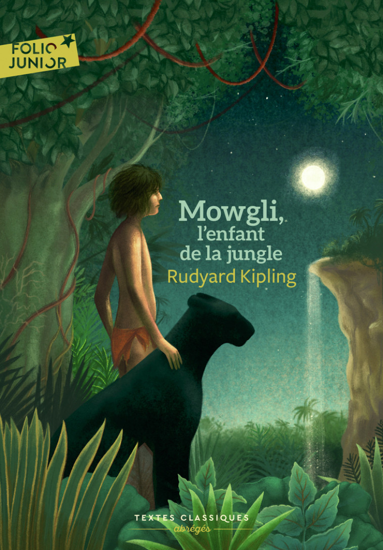 MOWGLI, L'ENFANT DE LA JUNGLE  TEXTE ABREGE - RUDYARD KIPLING - GALLIMARD JEUNE