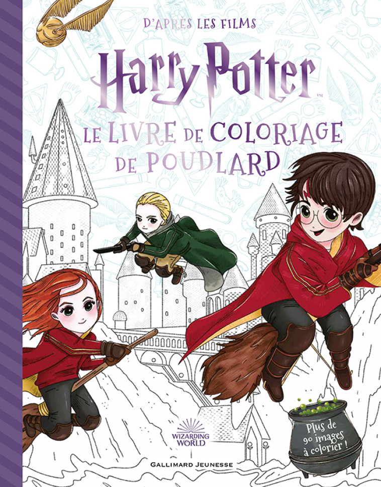 HARRY POTTER - LE LIVRE DE COLORIAGE DE POUDLARD - COLLECTIF - GALLIMARD JEUNE