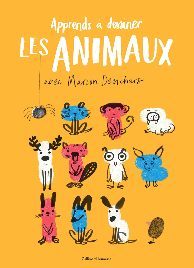 APPRENDS A DESSINER LES ANIMAUX - MARION DEUCHARS - GALLIMARD JEUNE