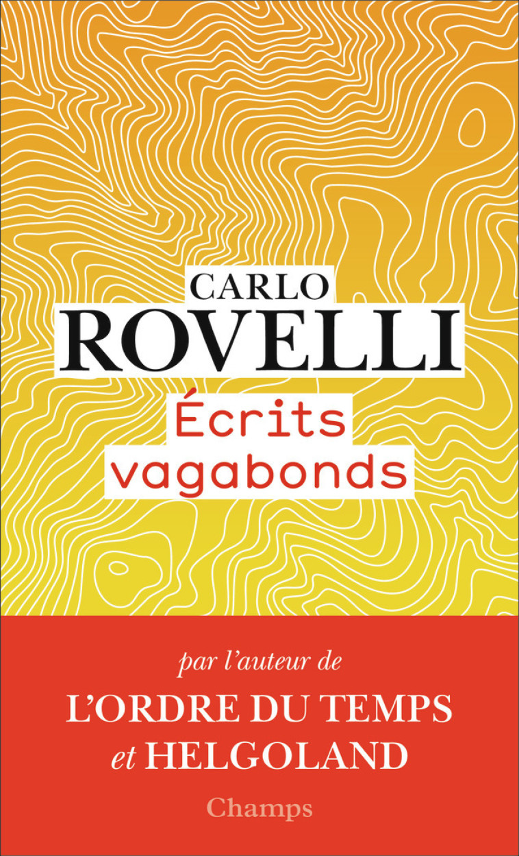 ECRITS VAGABONDS - ROVELLI CARLO - FLAMMARION