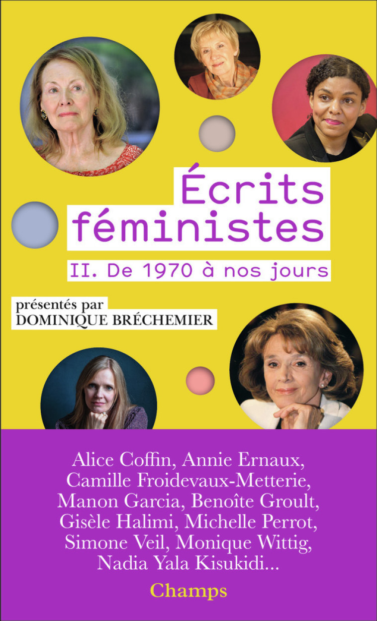 ECRITS FEMINISTES II - BRECHEMIER DOMINIQUE - FLAMMARION