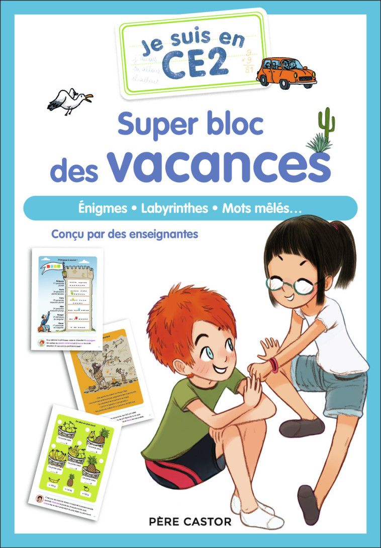 JE SUIS EN CE2 - SUPER BLOC DES VACANCES - ZONK - PERE CASTOR