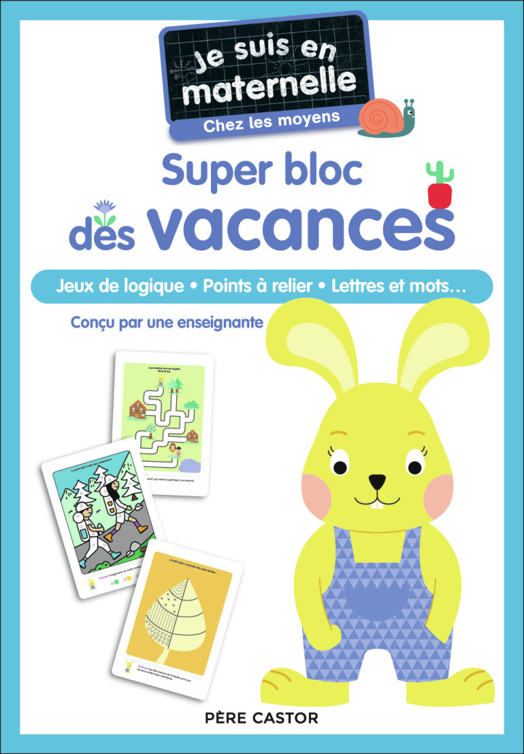 JE SUIS EN MATERNELLE - SUPER BLOC DES VACANCES - CHEZ LES MOYENS - CHEF D'HOTEL ASTRID - PERE CASTOR