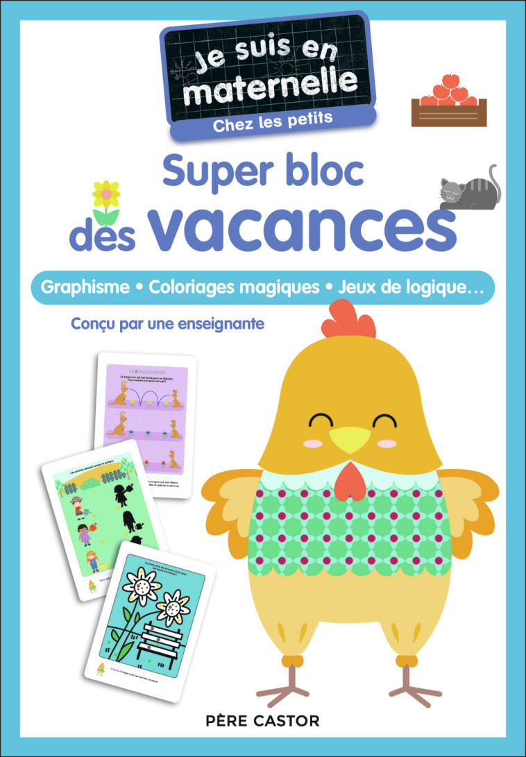 SUPER BLOC DES VACANCES - JE SUIS EN MATERNELLE - CHEF D'HOTEL ASTRID - PERE CASTOR