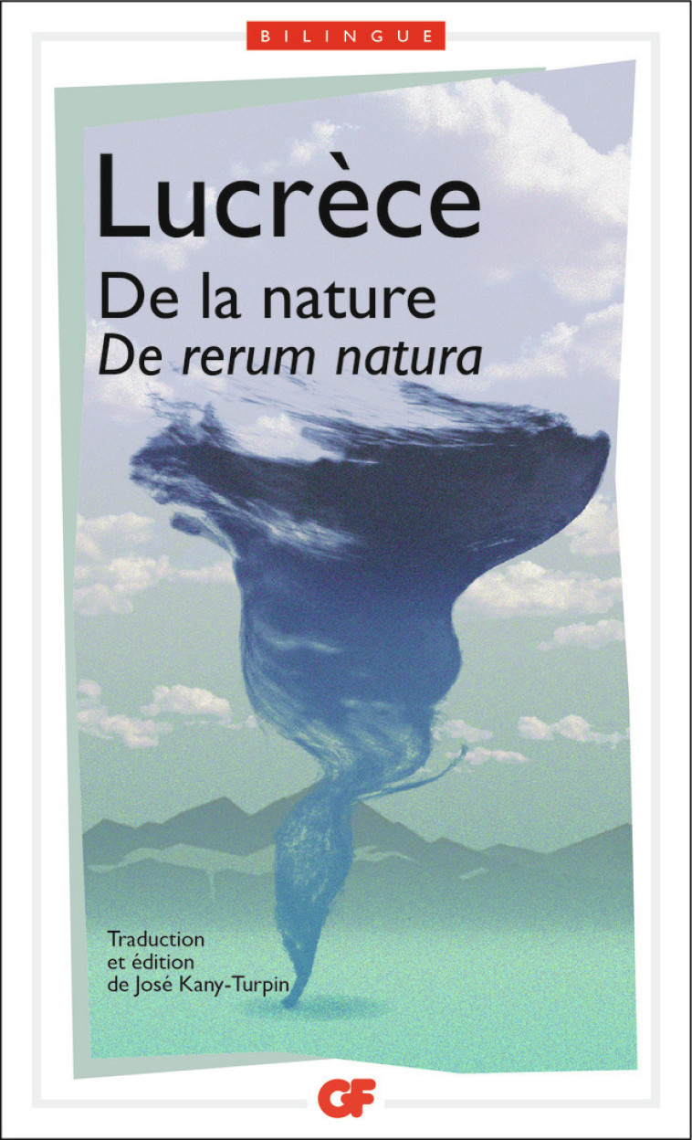 DE LA NATURE (DE RERUM NATURA) - LUCRECE - FLAMMARION