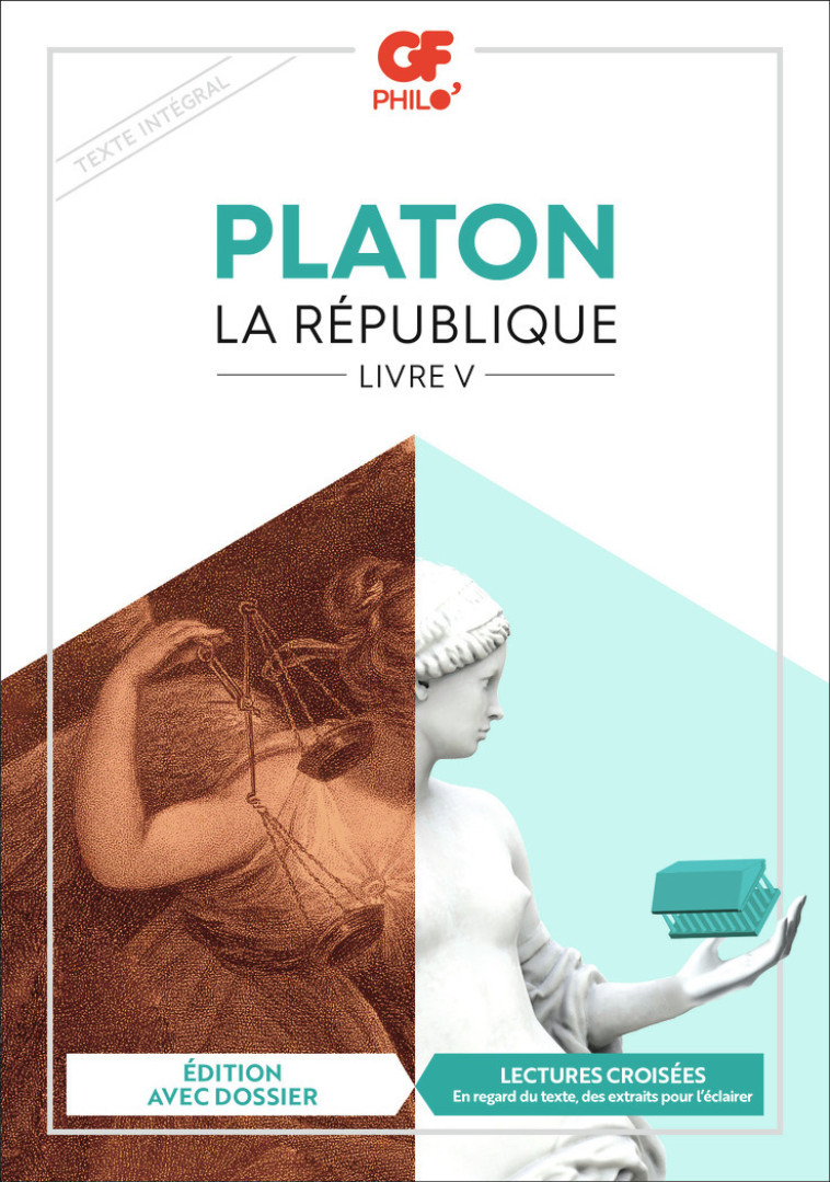 LA REPUBLIQUE LIVRE V TEXTE INTEGRAL - PLATON - FLAMMARION