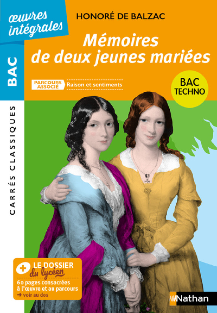 MEMOIRES DE DEUX JEUNES MARIES - BALZAC HONORE DE - NATHAN