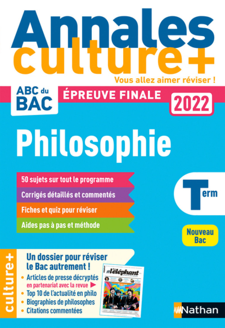 PHILOSOPHIE TLE 2022 CULTURE + - DUROZOI/GRISSAULT - NATHAN