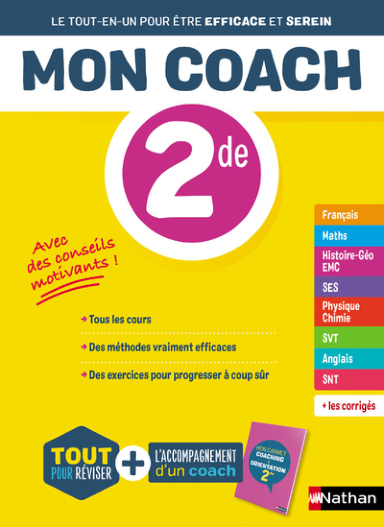 MON COACH 2DE - COLLECTIF - NATHAN