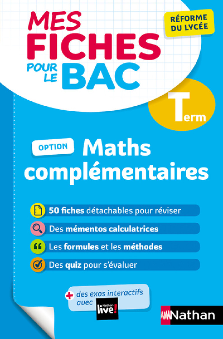 MATHS COMPLEMENTAIRES TLE 2021 - DESROUSSEAUX P-A. - NATHAN